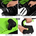 thumbnail image 4 of High Quality 13" Electric Lawn Dethatcher w/  Collection Bag and Removable Blades -Green, 4 of 8