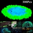 thumbnail image 1 of nipocaio 300pcs Luminous Pebbles Garden Aquarium Swimming Pool Colorful Artificial Fluorescent Stone, 1 of 5