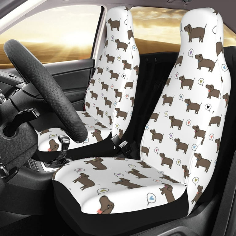 Dachshund Car Seat Cover (Set of 2) Dachshund Car Seat Cover (Set of 2)