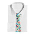 thumbnail image 2 of XMXY Colorful Hexagon Seamless Men'S Necktie Ties , Formal Bussiness Wedding Party Printed Tie, 2 of 9