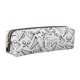 thumbnail image 1 of Fotbe Black White Music Estuche para Lápices de Cuero con Estampado, Estuche con Cremallera Resistente, Organizador Compacto y Elegante para Papelería, 1 of 7