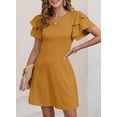 thumbnail image 2 of Vestido Dokotoo Summer 2025 con volantes de manga corta para mujer, 2 of 5