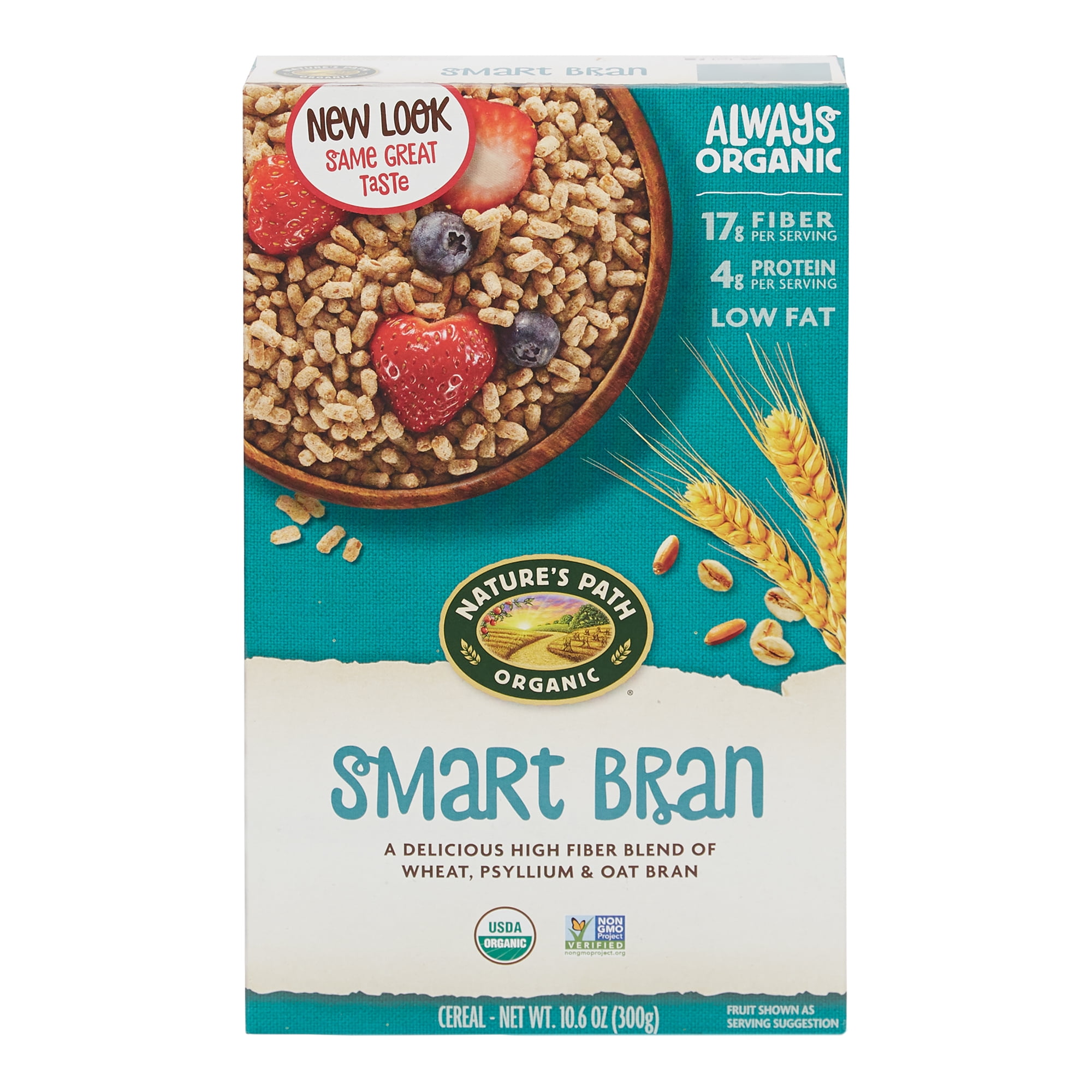 Nature's Path, Breakfast Cereal, Smart Bran, Organic, 10.6 oz