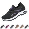 thumbnail image 2 of NOKIO Men's S𝗅ip On Sneakers Breathable Knit Athlet𝗂c Shoes with Elastic Strap, Versatile So𝗅id Color Sport Shoes Comfortable Wide Width Casual Running Shoes for Back to College, 2 of 7