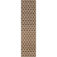 thumbnail image 5 of Unique Loom Trellis Collection Area Rug - Philadelphia (2' 7" x 10' Runner Brown/Beige), 5 of 11