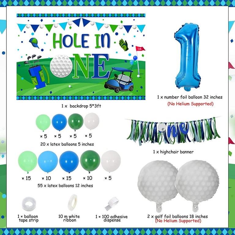 Hole In One First Birthday Banner Golf Themed First Birthday Party Hole in  One First Birthday Decor Golf Theme Happy Birthday Banner – FUNSTARCRAFT
