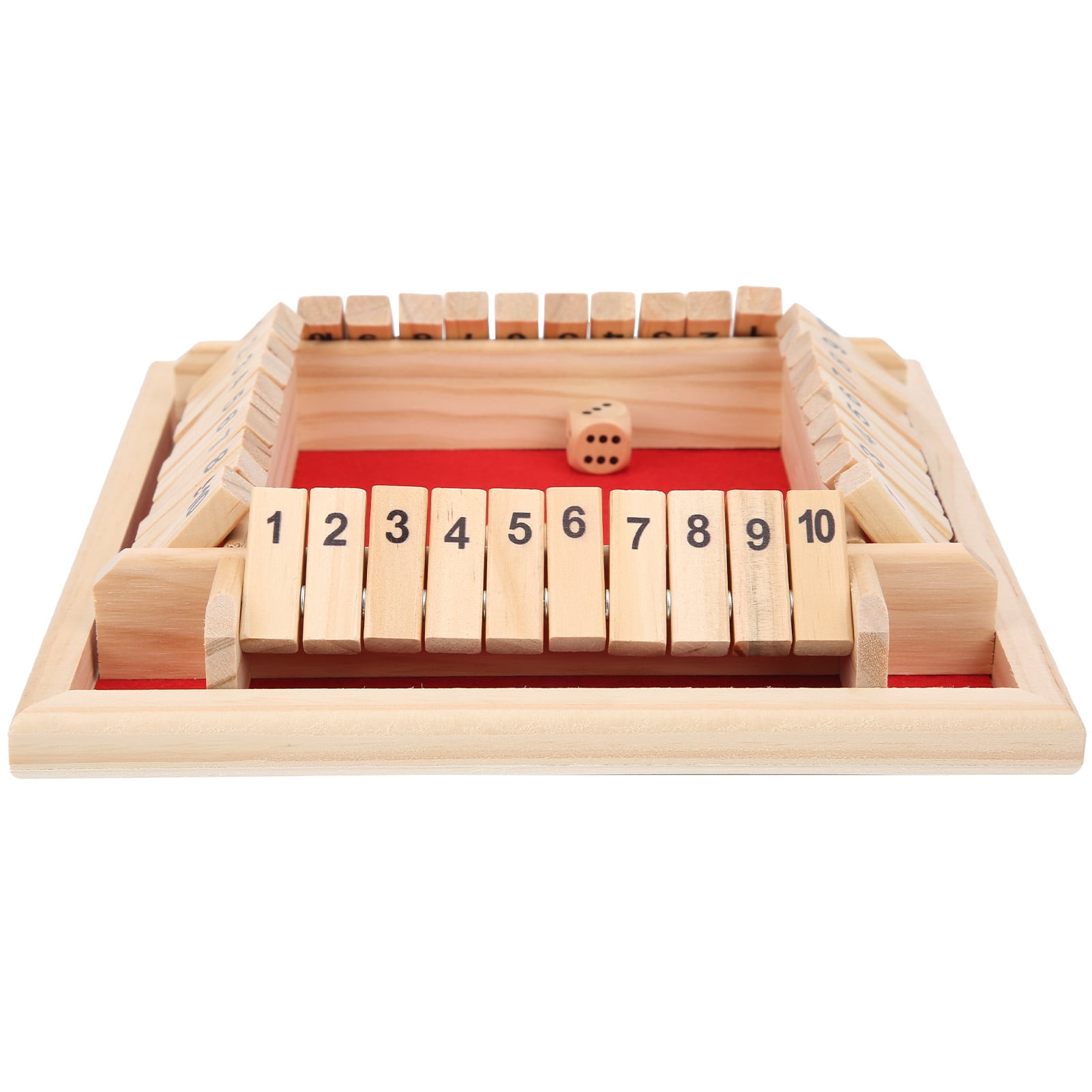 Square SHUT THE BOX GAME, For Educational Purpose