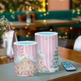 thumbnail image 3 of Yayeee Flameless Candles with Remote Flickering Battery Operated Multi Color Changing, Brown Gingerbread House, 3 of 7