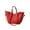 Red, variant on CHUMUD Trendy Satchel Bags for Women Luxury PU Leather Purses Work Tote Large Capacity Shoulderbag