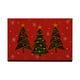 thumbnail image 2 of xihome Tapete navideño de polister decorativo, antideslizante, para cocina, baño o entrada. Medidas: 42 x 75 cm. Lavable., 2 of 6