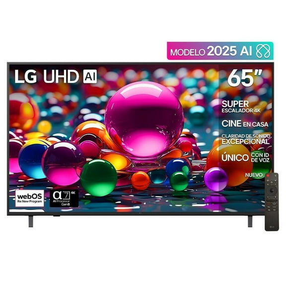 Pantalla Smart TV LG 65 pulgadas UHD AI 65UA8050 4K Smart TV