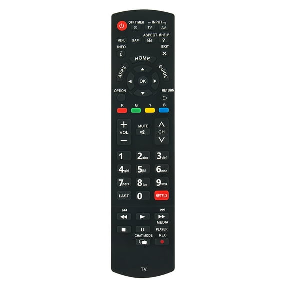 New N2QAYB000942 Replace Remote Control Fits for Panasonic TV Remote Control N2QAYB001008