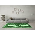 thumbnail image 3 of Ahgly Company Indoor Round Animal Emerald Green Traditional Area Rugs, 7' Round, 3 of 4