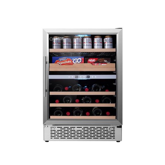 Equator Advanced Appliances  Equator 2-Zone Luxury Gourmet Center cans+wine bottles+fine foods FS & Builtin