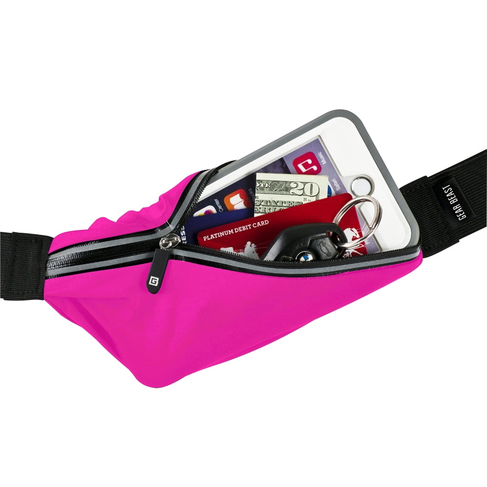 バッグ ponytail Amazon.com: MoKo Sports Running Belt,Outdoor Dual Pouch