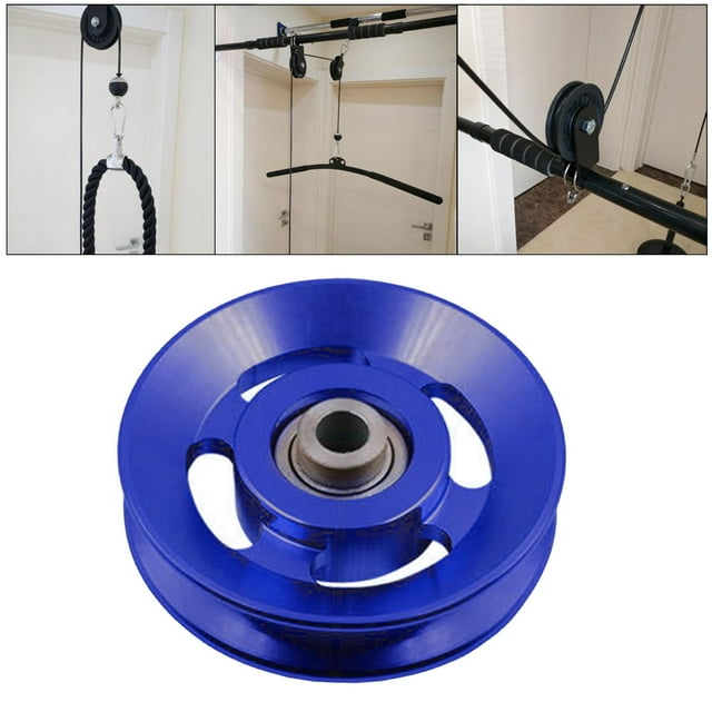 Rodamiento Polea Rueda Cable Equipo de gimnasia Pieza de repuesto Puerta de 88 mm shamjiam Polea para equipos de fitness
