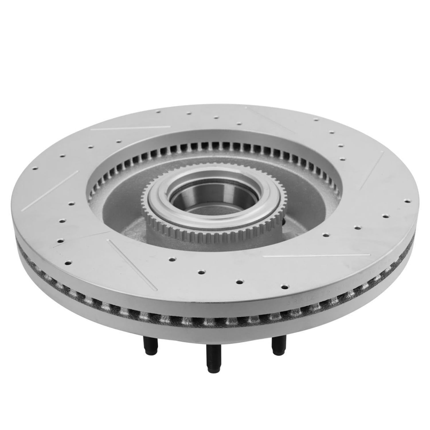 Detroit Axle - RWD Front Brake Rotors for Ford 12-26 F-250 13-26 F-350 Super Duty, 2014 2015 2016 2017 2018 2019 2020 2021 2022 2023 2024 2025 Drilled Slotted Disc Brake: 14.29" inch Rotors