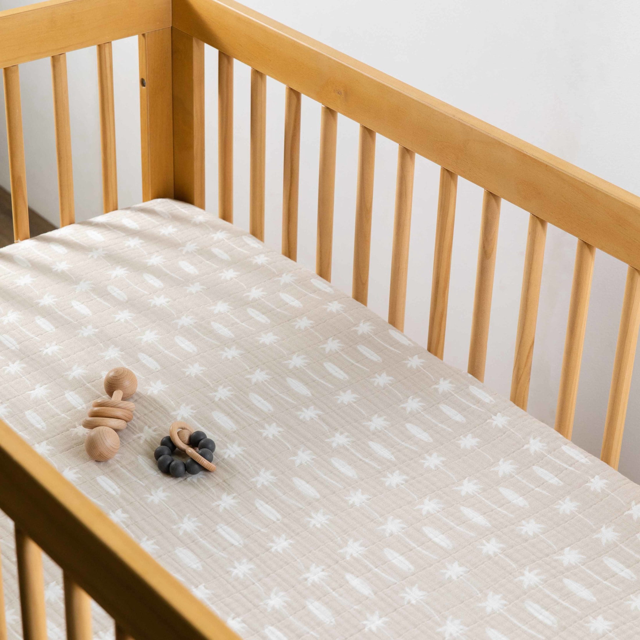 Babyletto Crib Sheet in GOTS Certified Organic Muslin Cotton