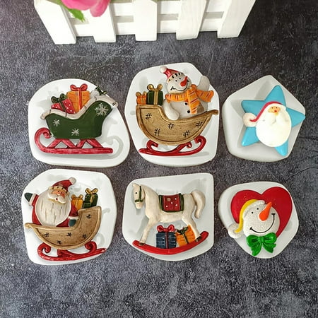 

UDIYO Christmas Fondant Mold Cake Decoration BPA Free Non-stick DIY Santa Gift Cake Chocolate Mold for Bakery