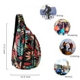 thumbnail image 2 of Sling Backpack- Rope Bag Crossbody Backpack Travel Multipurpose Unisex Daypack, 2 of 3