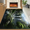 thumbnail image 3 of Landscape Rugs for Bedroom - Waterfall Rug, Greenery Carpet for Living Room, Natural Landscape Area Rugs, Scenery Carpet, Waterfall Home Decor & Gifts 3x5ft, 3 of 6