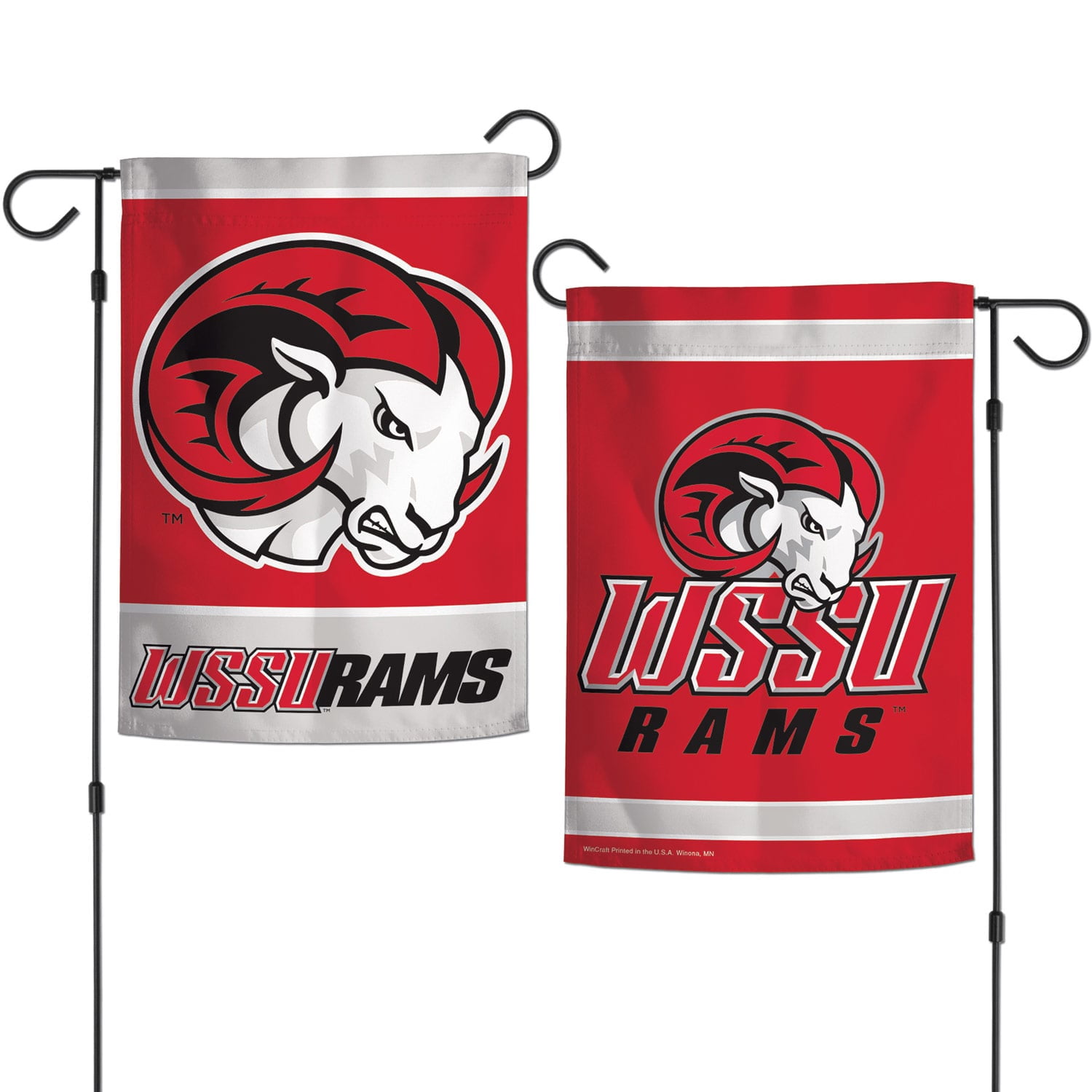 WinCraft Winston-Salem State Rams 12'' x 18'' Double-Sided Garden Flag