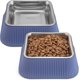 thumbnail image 1 of Futternapf Hunde Hundenapf Erhht Futterstation Katzen Edelstahl Antirutschmatte + Vergrern Sie Die Untere Basis Futternapf Fr Hunde Und Katzen Und Was, 1 of 4