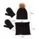 thumbnail image 2 of 3 En 1 Gorro Bufanda Guantes Tejidos Para Invierno Niña Niño, 2 of 8