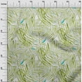 thumbnail image 2 of oneOone Polyester Lycra Light Green Fabric Leaves Sewing Fabric By The Yard Printed Diy Clothing Sewing Supplies 56 Inch Wide, 2 of 4
