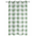 thumbnail image 2 of Outdoor Curtains for Patio, Saga Green Plaid, Farmhouse Country Buffalo Check Waterproof Blackout Outside Curtain for Porch/Pergola/Gazebo, Thermal Insulated Drapes for Cabana, 1 Panel, 54 x 108 Inch, 2 of 8
