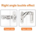 thumbnail image 3 of 2 4-inch 90-degree stainless steel door inserts, 3 of 7