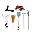 thumbnail image 2 of ⚡ Big Sale ! Accessories 9PCS Simulation Garden Yard Decoration Set Scene Mini Tool Miniature Decoration Scene Home Decor, 2 of 9