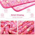 thumbnail image 2 of 3PCS Pet Blanket Soft Fleece Fluffy Blanket Warm Cute Paw Print Throw Blanket Puppy Kitten Sleep Mat Bed Covers for Dog Puppy Cat, 2 of 7