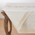thumbnail image 2 of Abstract Embroidery Lace Trim Tablecloth, 72"X72" Square, 2 of 4