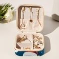 thumbnail image 6 of Santa Claus Travel Portable Jewelry Organizer: Square Jewelry Box Storage Case and Display for Rings, Earrings, Necklaces, Bracelets, and More - Suitable for Girls and Women, 6 of 6