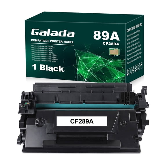 89A CF289A Toner Cartridge Black (with Chip) Replacement for HP 89A 89X CF289A CF289X Compatible for HP LaserJet Enterprise M507dng M507n M507x M507dn MFP M528c M528z M528dn M528f (Black)