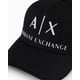 thumbnail image 2 of Gorra de Béisbol Armani Exchange para Hombre Negra y Blanca Bordada, 2 of 6