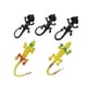 thumbnail image 2 of 5pcs Simulation Lizard Figure Set Realistic Fun Toys For Kids (random Color), 2 of 3