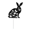 thumbnail image 1 of Rabbit Silhouette Lawn Stakes Party Supplies Simulation Decorative Ornaments Garden Statues for Landscape DIY Project Farm Outdoor, 1 of 8