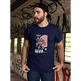 thumbnail image 2 of Cheerful Devil Techno Style T-Shirt Men -Image by Shutterstock, Male Medium, 2 of 4