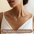 thumbnail image 6 of Turandoss Pearl Necklaces for Women GirlsDainty Gold Pearl Choker Pendant Necklace for Women Trendy Simple Elegant Gold Bridal Wedding Necklace for Womens Jewelry Bridesmaid Proposal Gifts, 6 of 8