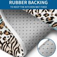 thumbnail image 4 of Leopard and Tiger Pattern Bathroom Rugs Sets 3 Piece,Toilet Cover Set,Absorbent Non Slip Bathroom Mats Sets with U-Shaped Contour Rug Toilet Rug Set, 4 of 5