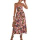 thumbnail image 1 of Vestido sin mangas con escote en V, vestido sin mangas con escote en V, vestido con estampado floral, vestido dividido elaborado con cuidado, 1 of 7