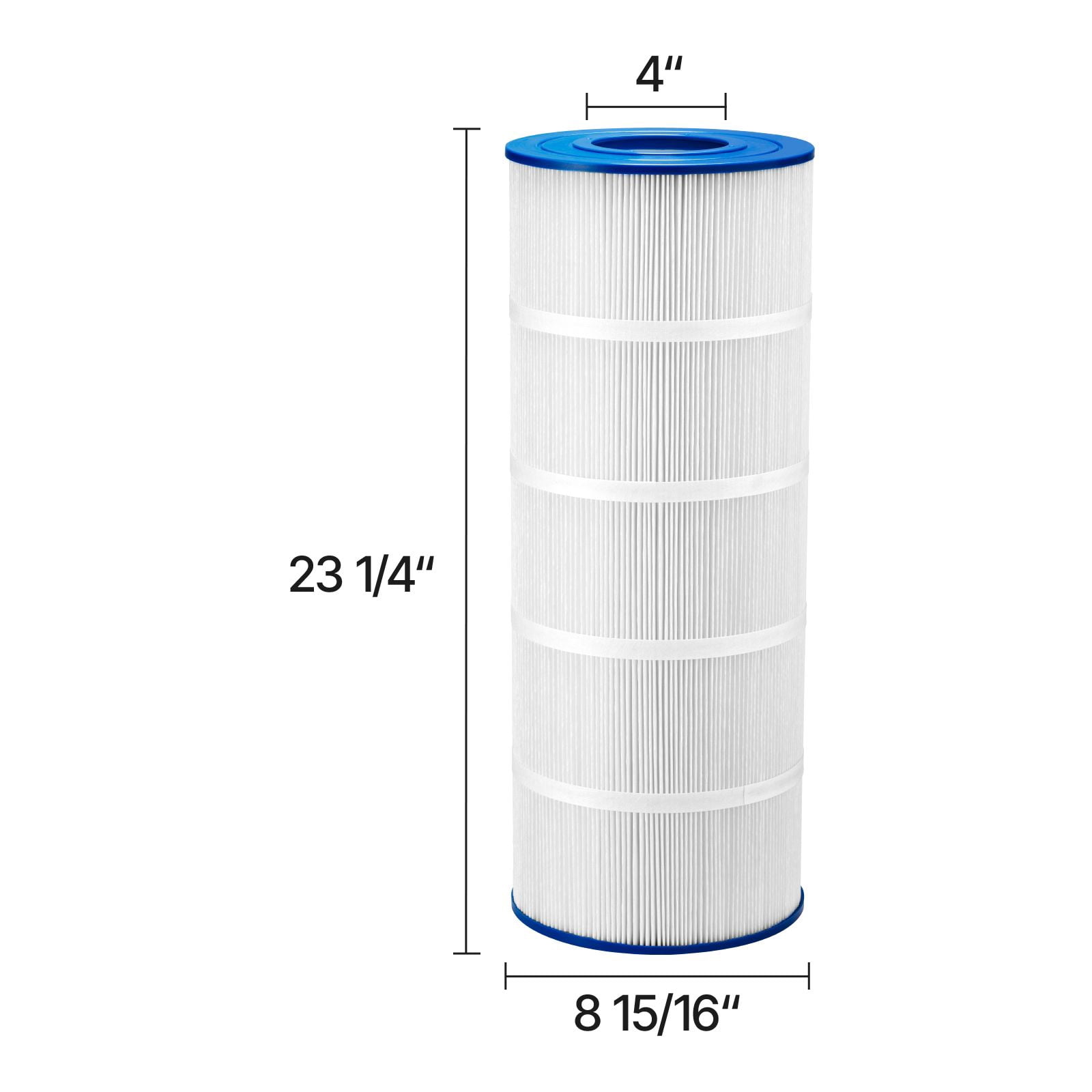 Pool Filter Cartridge, 120 Sq. Ft Spa Hot Tub Filter Cartridge Replacement, Compatible with Hayward CX1200RE, Pleatco PA120, Unicel C-8412, Secure for Kids & Pet, Trilobal Pleated