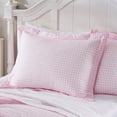 thumbnail image 3 of Dream Factory 7-Piece Checkered Bows Bed in a Bag, Pink, Full, 3 of 4