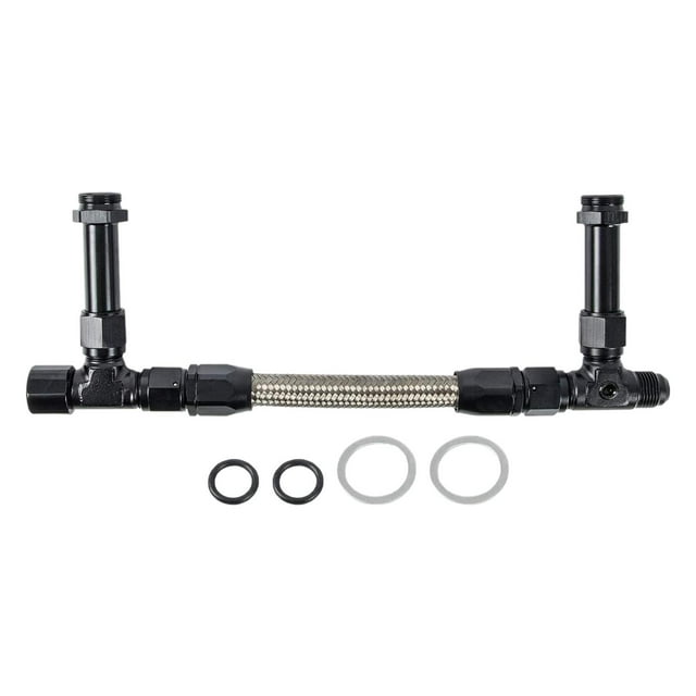 koolsoo Braided Fuel Line Black