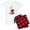 With Red Plaid Pant, variant on CafePress - Red Ribbon Westie Women's Light Pajamas - Women's Short Sleeve Print T-Shirt and Pants Light Cotton Pajama Set