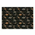 thumbnail image 1 of Aboriginal Cutting Board, Abstract Rounded Shapes Dotted Wavy Lines and Boomerang Motifs, Decorative Tempered Glass Cutting and Serving Board, in 3 Sizes, by Ambesonne, 1 of 2