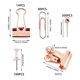 thumbnail image 2 of Push Pins Binder Clips Paper Clips Map Pins Sets, 5 Styles 500pcs Rose Gold Gift kaili Sencillez, 2 of 5