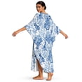 thumbnail image 3 of DISNIMO Kaftan Dress for Women German Shepherd Flower Print Plus Size V-neck Beach Cover up Batwing Sleeve Caftan Maxi Dresses Hawaiian Summer Long Swimsuit Cover Ups, 3 of 7